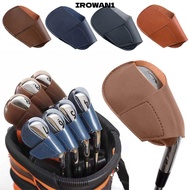 IROWAN1 Golf Iron Head Cover Sport Leather Accessories Golf Rod Sleeve