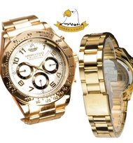 (กันน้ำ100%) นาฬิกาข้อมือ นาฬิกาGrand Eagle สายเหล็ก นาฬิกาอีเกิ้ล ของแท้ นาฬิกาผู้ชายและผู้หญิง RC824
