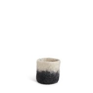 Aveva Design瑞典羊毛氈 FLOWER POT 18羊毛氈漸層容器(小) 花器 盆器 盆栽 多色/ 深灰