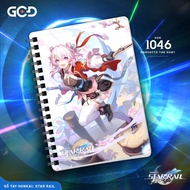 Notebook A5 + Honkai Star Rail HSR Sunday Aglaea The Herta Fugue Evernight Explorer Effects - GCD Sh