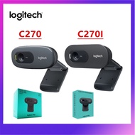 กล้องเว็บแคม webcam Promotion!!! Logitech C270/C270i/C310/OEM HD Webcam 720p HD Built-in Mic Web Camera USB2.0 Free drive Webcam For PC Chat Camera กล้องเว็บแคม webcam OEM 1(NOT LOGITECH)