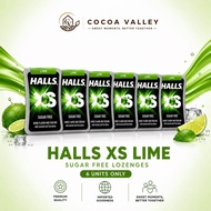 Halls XS Lime Flavoured Sugar Free (15gx6)