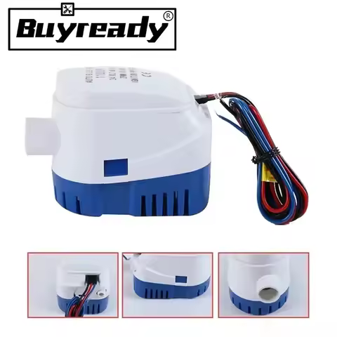 1100GPH 750GPH Automatic Electric Submersible Pump For Boat Bilge Pump 12V Water Pump 12V Bilge Pump