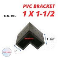 aluminum PVC Bracket 1" X 1-1/2" Inner Corner Hollow Bracket Code 019L