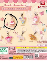 Sanrio 豆豆眼 雨傘挂件 茉莉兔 兔媽媽 吊飾