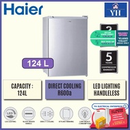 Haier 124L 1 Door Non-Inverter Handleless Refrigerator Fridge Peti Sejuk - HR-135H HR135H
