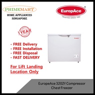 EuropAce 3202Y Compressor Chest Freezer + 1 year warranty