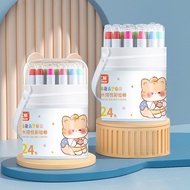 Huilin 4 Colors Water-Soluble Color Painting Stick Washable Silky Oil Pastel Not Dirty Hands Rotatin