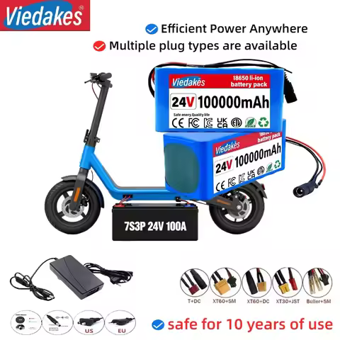 29.4V 100Ah 7s3p 18650 battery lithium battery Suitable for 24V-29.4V motors Lithium ion Battery pac