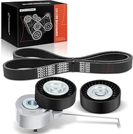 A-Premium Engine Serpentine Belt Drive Kit Compatible with Volvo XC60 2010-2015 3.0L 3.2L, XC90 2007