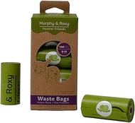 Murphy &amp; Roxy Waste Bags - Heavy Duty, Eco Friendly, Lacendar Scented - 8 Rolls, 120 Bags, 9 X 13 Inch Bags