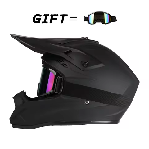 Unisex Motorcycle Helmet – Suitable for Motocross, Downhill, and Off-Road Racing – Classic Off-Road 