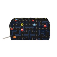 日本 Lesportsac X PAC-MAN 食鬼 黑色帆布 遊戲圖案 RECTANGULAR 化妝袋