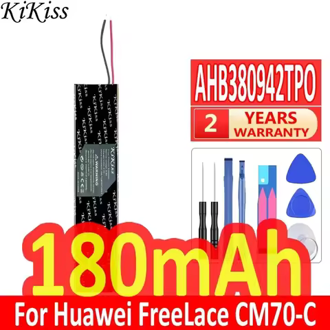 180mAh Battery for Huawei FreeLace CM70-C/Pro M0002, AHB380942TPO Wireless Bluetooth Headphones Batt