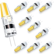 G4 LED Light Bulbs 3000K Warm White Lighting Non-dimmable, 3W Equivalent to 30 Watt Light Bulb AC DC