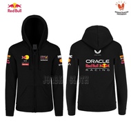 Hoodie Zipper Sweater Jaket Team Oracle Red Bull Racing F1 Jaket Hoodie Berzip