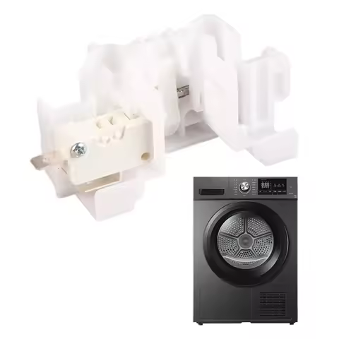 Dryer Door Lock Push Button Switches Replacement Dryer Latches Spare Parts for Select TH100-H16G H36