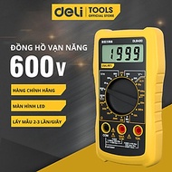 Đồng hồ vạn năng Deli chính hãng - Màn hình LED kỹ thuật số - Phạm vi đo 600V - Hàng chính hãng - DL
