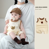 [New Product Special Offer] Baby Clothes Summer Pure Cotton Jumpsuit Super Cute Baby Boy Cartoon Ves