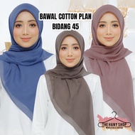 Tudung Bawal Cotton Bidang 45 / Bawal Cotton / Tudung Bawal / Tudung / Tudung Borong