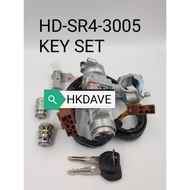 HONDA CIVIC SR4 STARTER KEY WITH DOOR KEY LOCK SET (FULL SET)