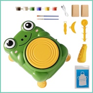Pottery Wheel for Kids Small Pottery Making Kit Educational Clay Sculpting Tools for Beginners Stude
