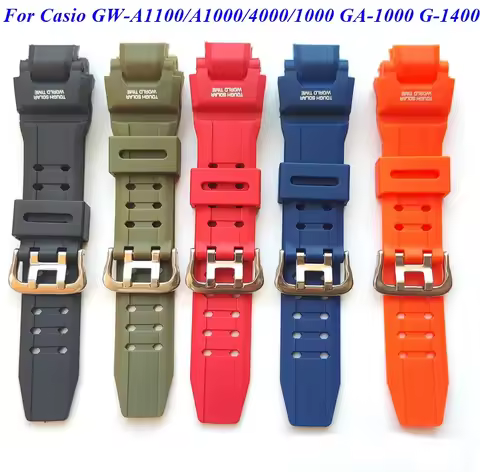 For Casio Gravitymaster G-SHOCK GW-A1100/A1000/4000/1000 GA-1000 G-1400 Watch Strap Resin Band Repla