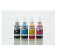 หมึกเติม Epson 664 Bk C M Y แบบไม่มีกล่อง ของแท้