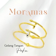 Moramas NAIL Bangle 916 Gold/ Gelang Tangan PAKU Emas 916/ 钉子手镯916金