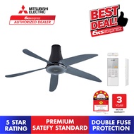 Mitsubishi 5-Blade 56-inch Yuga Ceiling Fan C56-RW5-P(CY-GY) - CLASSY GREY