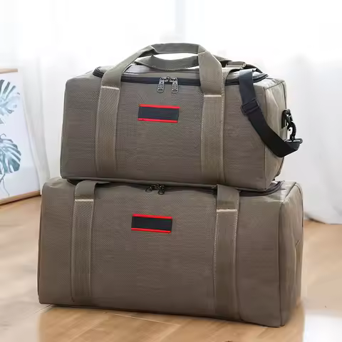 40L 60L 120L Travel Duffel Handbag Large Capacity Short-Haul Luggage Bag Foldable Outdoor Moving Tri