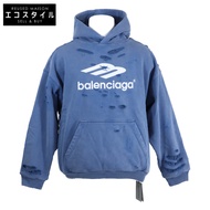 Balenciaga 【Like New/Domestic Authorized Dealer/2024 Model】818598 Destroyed Layered Medium Fit Hoodi