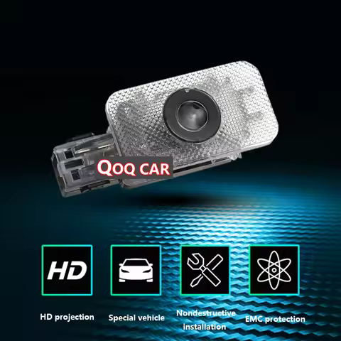 2pcs LED HD Logo For Polestar 1 2 V60 XC40 Car Door Light Projector Ghost Shadow Laser Welcome Light