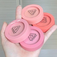 3CE Face Blush round Blush, matte powder, sticky, non-slip. 4 genuine fashion tones