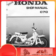Buku Manual Book Honda Cub Bulat C70