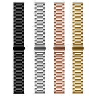 3 Beads Stainless Steel Metal Strap  For Fossil GEN 6 44mm/GEN 5 5E 44mm/GEN 5 LTE 45mm Watch Band 22mm Watchband Bracelet Replacement