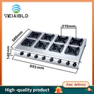 WEIAIBLD 8 burner gas stove 4 Burner Gas Stove Heavy Duty Stove For Restaurant Gas Stoves Heavy Duty Burner Gas Stove Butane Gas 3 Burner Gas Stove Heavy Duty