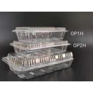 BENXON Kuih Container OPS 1H & 2H/ Disposable Plastic Clear Bakery Container (100pcs±)