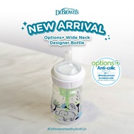 Dr. Browns 5oz 9oz Options+ Wide-Neck Designer Bottle - Milk Bottle