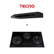 Tecno TCH901BK/SS + T333TGSV S/BK Hob Hood Package Offer