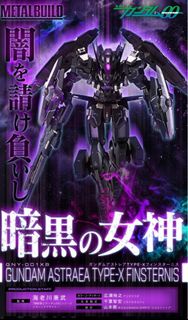 METAL BUILD GUNDAM ASTRAEA TYPE-X FINSTERNIS 黑色正義女神 可交換 神高達metal build 或 Zeta Gundam Metal build