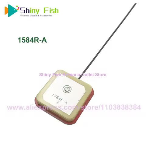 2Pcs 1584R-A Ceramic Active Passive Internal Antenna GPS BD GLONASS U.FL 25*25*4mm High Precision