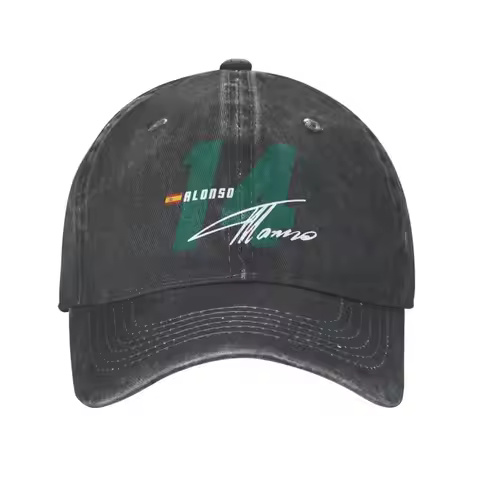 Custom Punk Unisex Cotton Alonso 14 Signature Number Baseball Cap Fernando Sport Motorcycle Dad Hat 