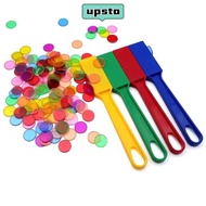 UPSTO Magnetic Bingo Set, Color Sorting Magnetic Stick Wand Bingo Wand Set,  ABS Multicolor Bingo Ga