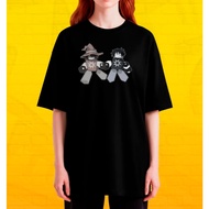 เสื้อยืดโอเวอร์ไซส์ Forsaken Azure สไตล์ทันสมัย