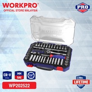 WORKPRO DR.6 Point Socket Set (70 Pcs 1/4")