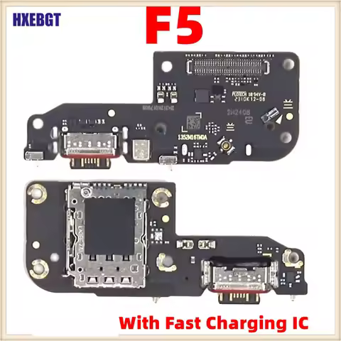 For Xiaomi Poco F5 USB Charging Port Flex Cable With Fast Charging IC 67W USB Charger Plug Dock Conn