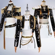 Witch Group Mira Black Gold cos Costume Anime Witch Group Stage Costume Zoe Lumi cos