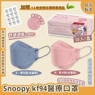 台灣🇹🇼史努比KF94醫療口罩+送香氛貼
