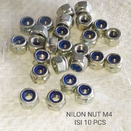 [Contents 10 PCS] nuts m4 pitch 0.7Nilon m4Nilon nuts